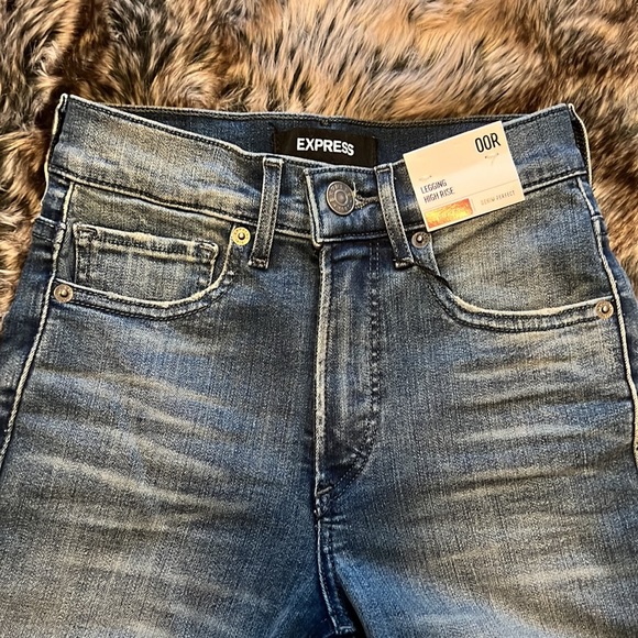 NWT Express legging high rise stretch plus jeans - Picture 4 of 7
